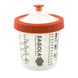Sagola DPC Disposable Paint Cup System 600 ml 125Î¼m
